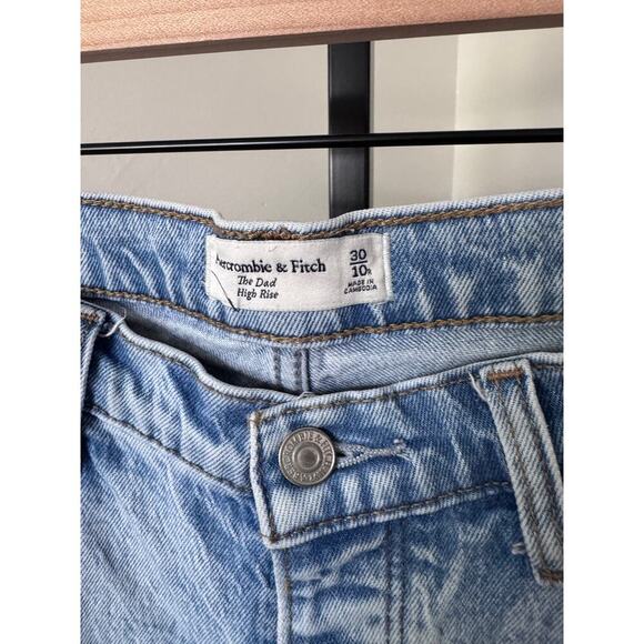 Abercrombie & Fitch The Dad High Rise Jeans Womens 10 - Picture 3 of 3